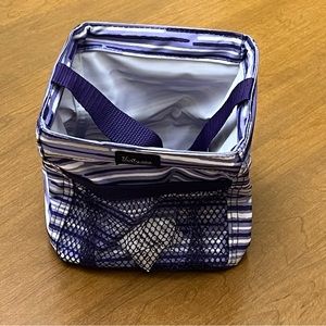 ThirtyOne littles carry all caddy purple Geo Stripe NEW great for everything!